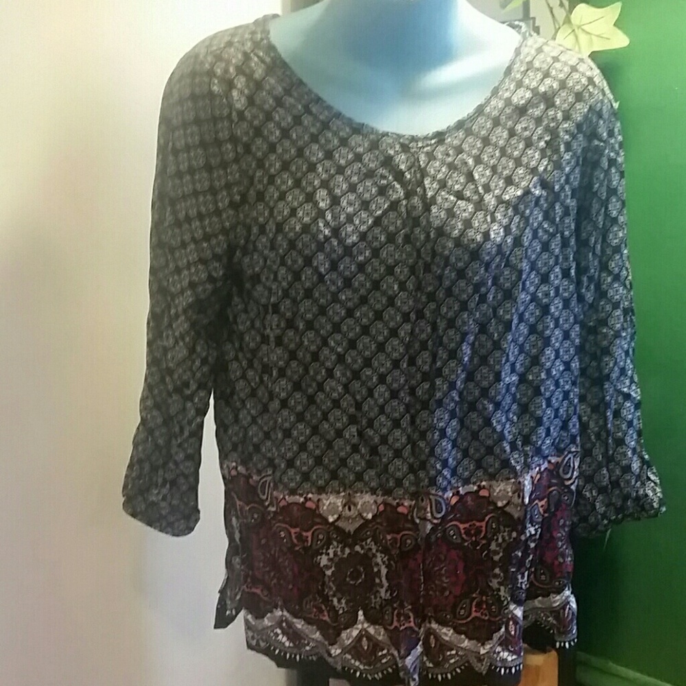 Iris Los Angeles 3/4 sleeve blouse